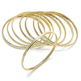 Gold Layered Semanario Bangle