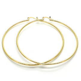 Gold layered children hoops