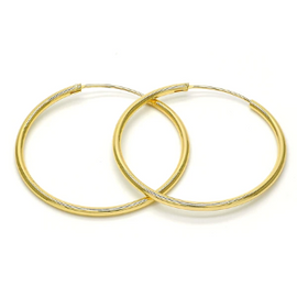 Gold layered small hoops