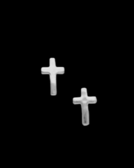 Surgical Stainless Steel Baby Cross Design Stud Earring