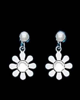 Surgical Stainless Steel April Daisy Design Stud Earring